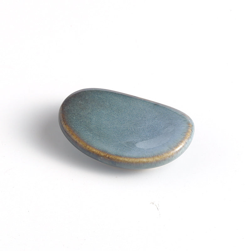 Kiln Retro Ceramic Chopstick Holder Pillow Shaped