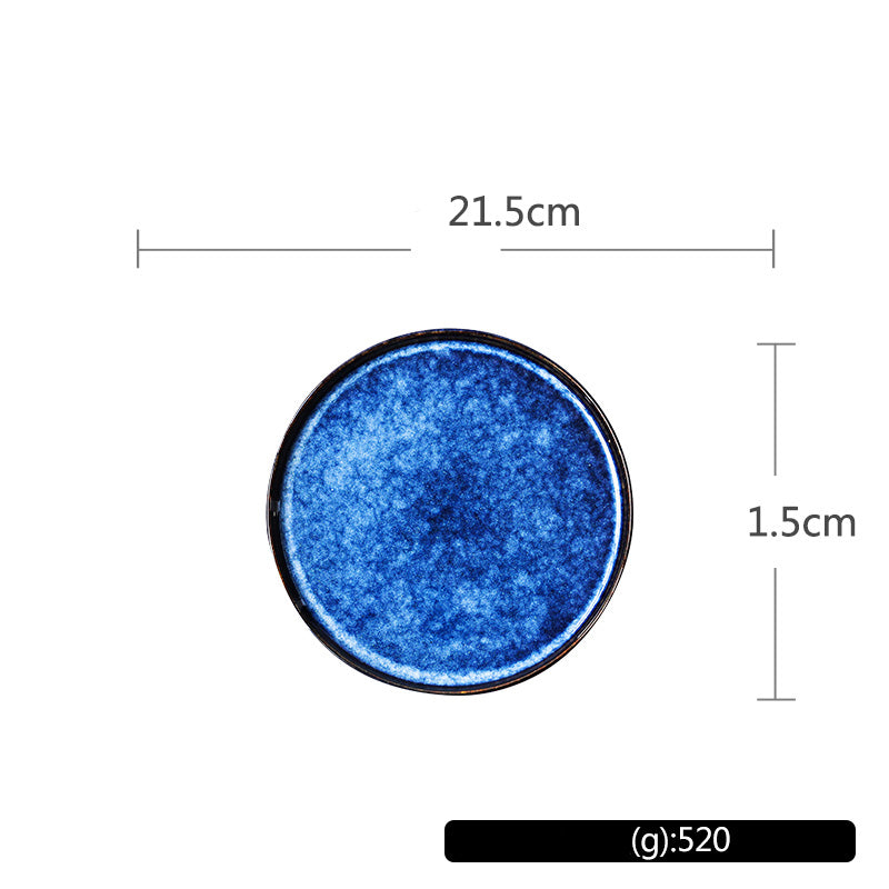 Assiette japonaise en céramique "Aozora"