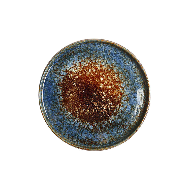 Assiette japonaise en céramique "Hi to kōri"