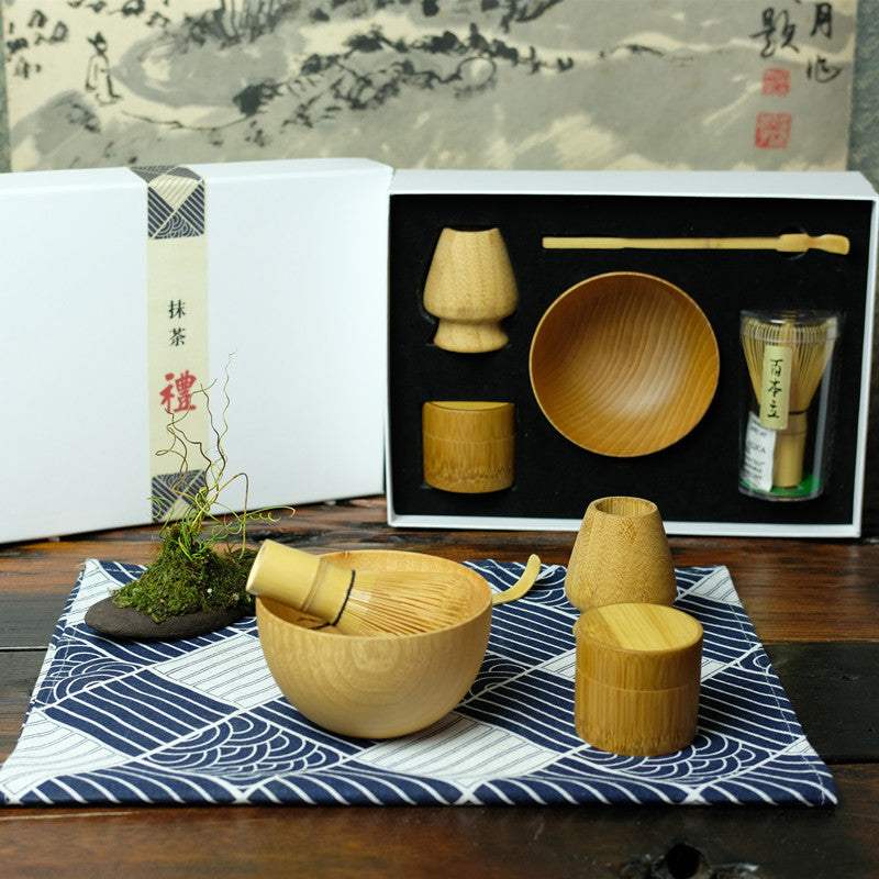 Kit cérémonie du thé matcha - 6 pièces (coffret)