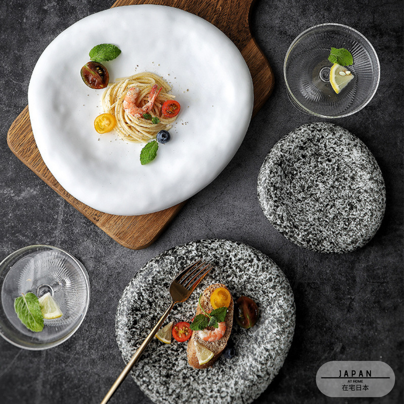 Assiette originale en céramique "Dairiseki"