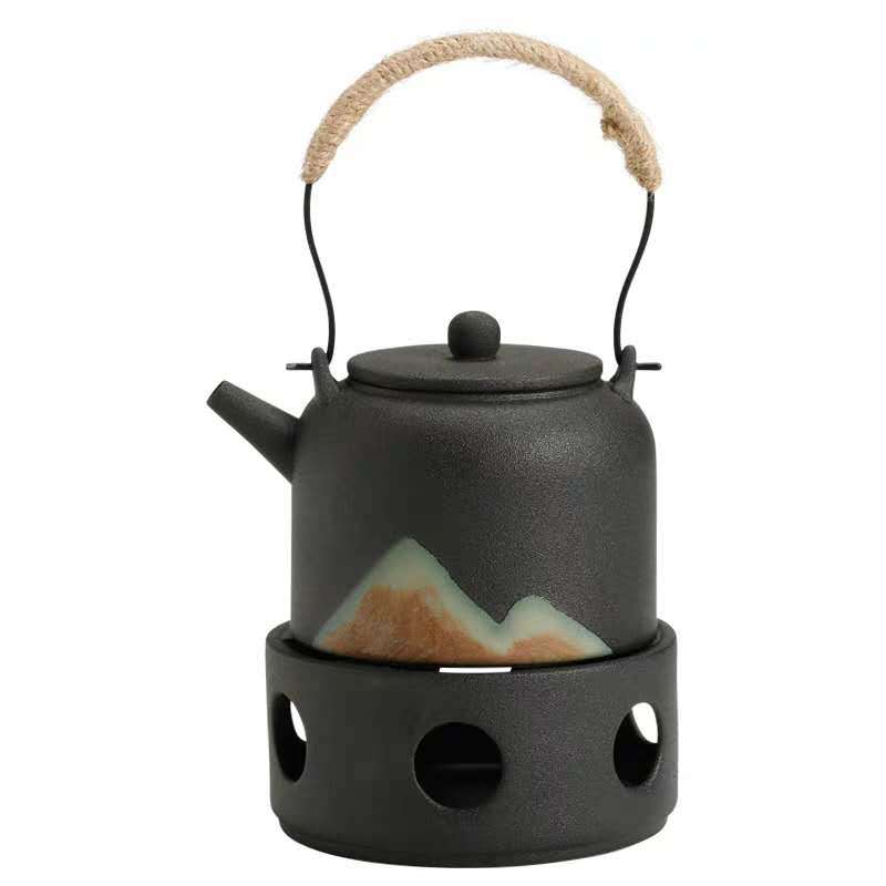 Théière japonaise avec réchaud "Montagne"