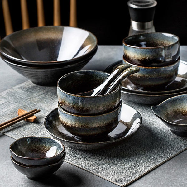 Vaisselle japonaise en céramique "Jigoku"