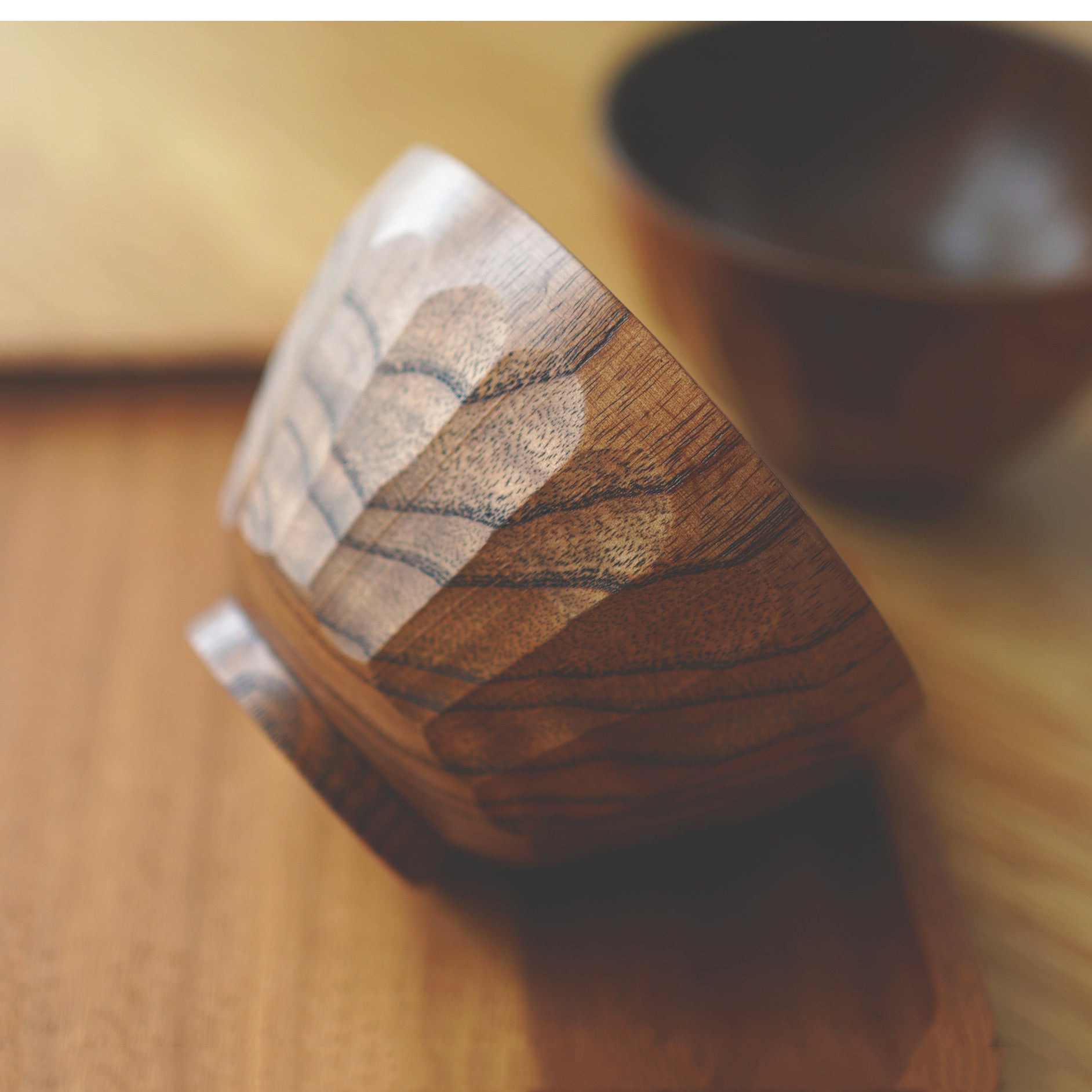 Bol en bois "Ōryōki" fait main