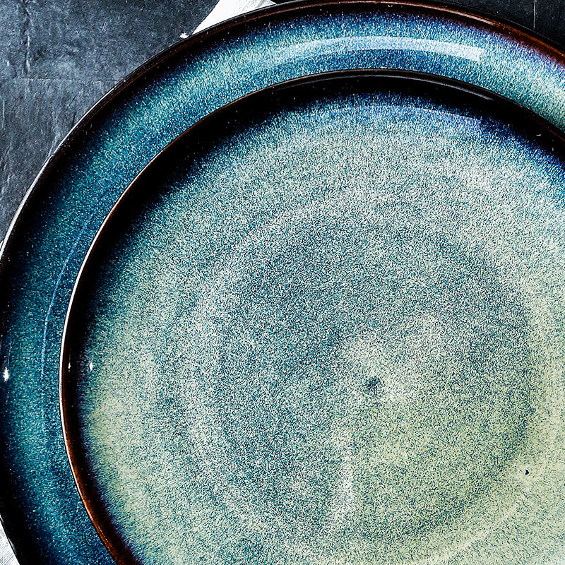 Assiette japonaise en céramique « Tsunoi »