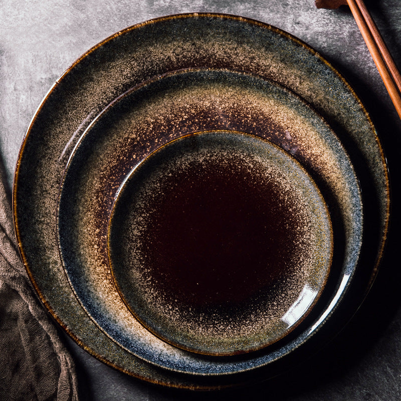 Assiette japonaise en céramique « Nomi »