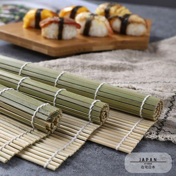 Natte à Sushi en bambou naturel (verte)