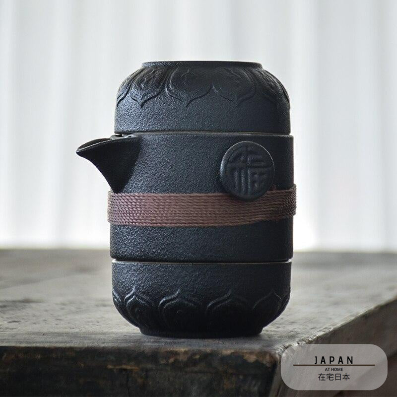 Théière japonaise portable en céramique « Kataoka »