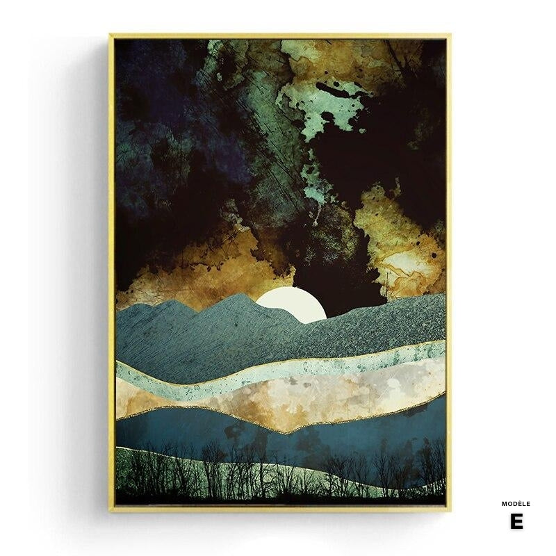 Affiche japonaise - "Paysage onirique"