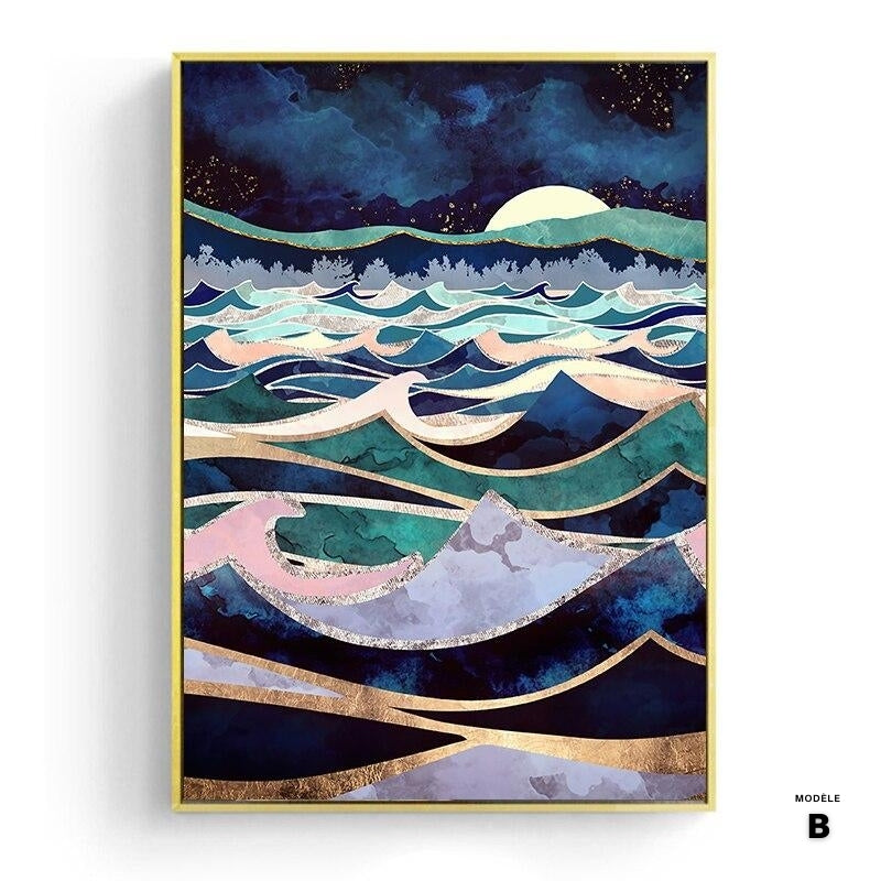 NOUVEAUTÉ || Affiche japonaise - « Clair de lune sur la mer »