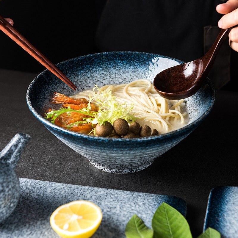 Grand bol à ramen en céramique « Wakisaga »