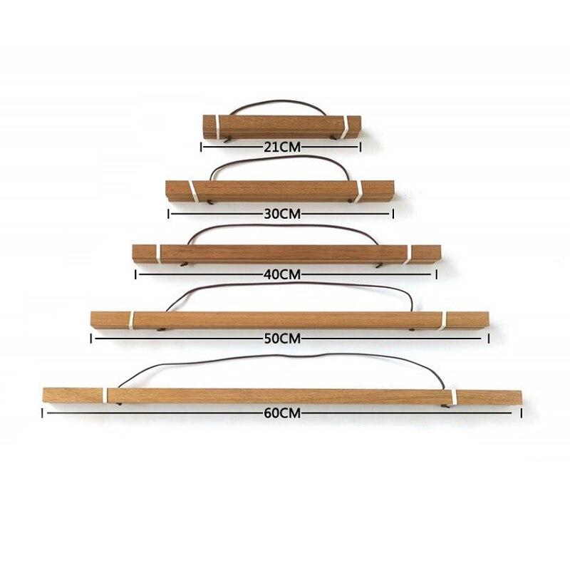 Cadre de suspension en pour affiche en bois naturel (2 couleurs)