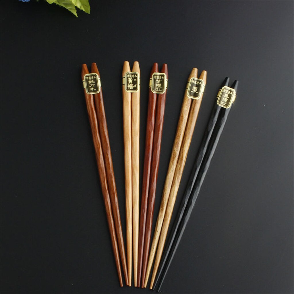 Coffret 5 baguettes collection « Kitakyushu » motif bois naturel