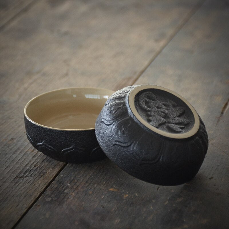 Théière japonaise portable en céramique « Kataoka »