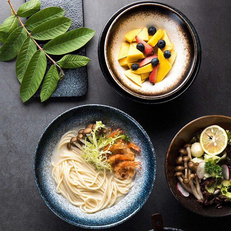 Grand bol à ramen en céramique « Wakisaga »