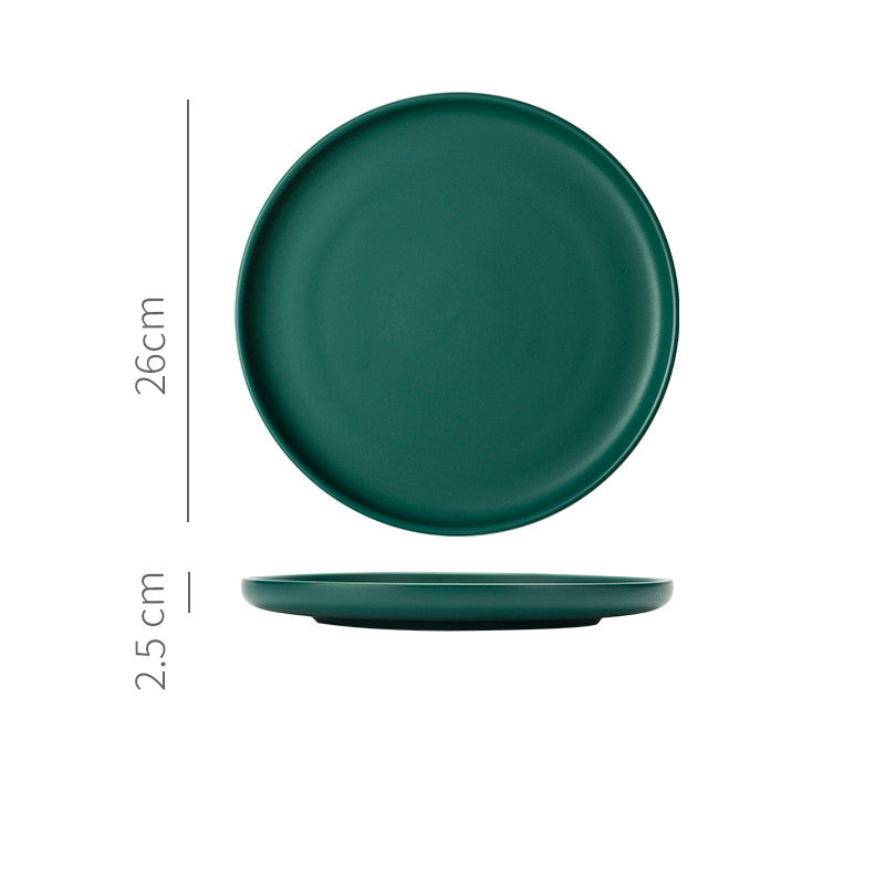 Assiette japonaise en céramique "Okawa"