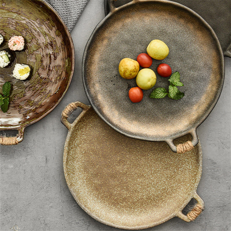 Assiette créative en porcelaine "Hiroya"