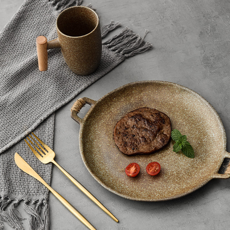 Assiette créative en porcelaine "Hiroya"