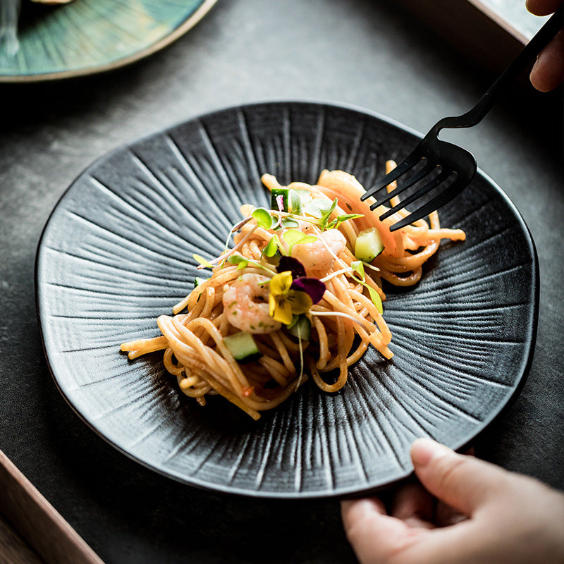 Assiette japonaise en céramique "Nikkō"