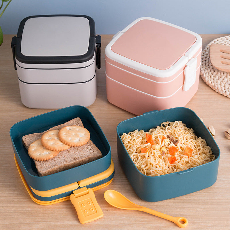 Lunch Box - 1550ml Boite Lunch Box Adulte - 2-Etages Bento Lunch