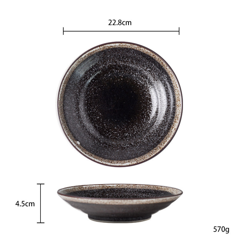 Assiette japonaise creuse "Honmono"