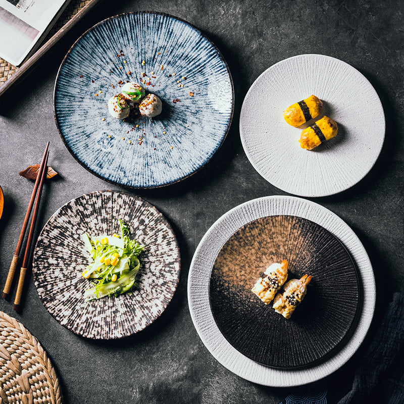 Assiette japonaise en céramique « Shiro »