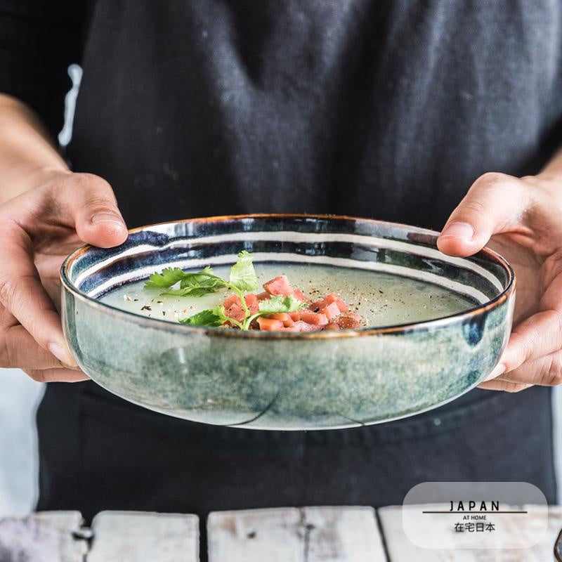 Assiette japonaise en céramique « Shintani »