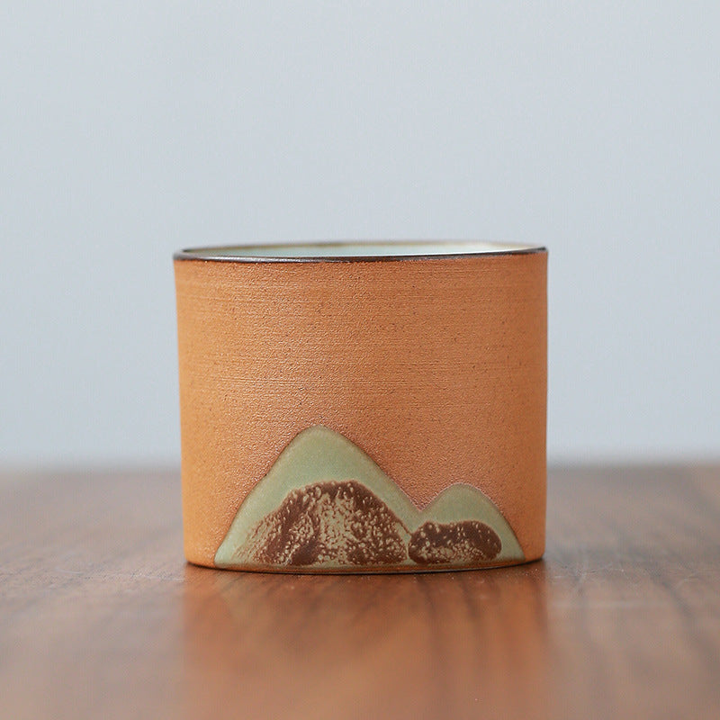 Tasse japonaise en céramique « Montagne »