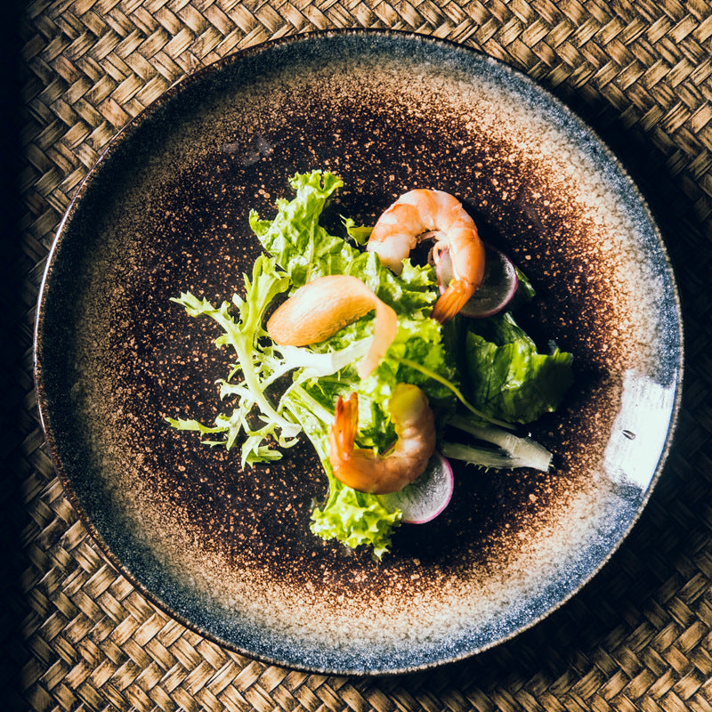 Assiette japonaise en céramique « Nomi »