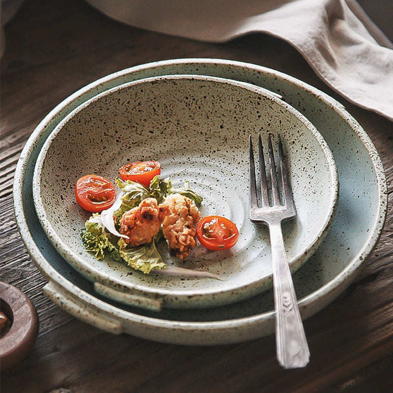 Assiette japonaise en céramique « Watsuji »