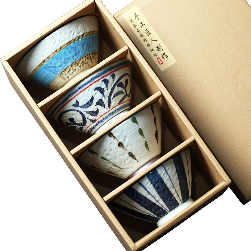 Coffret de bols à riz Collection "Nashio" (faits main)