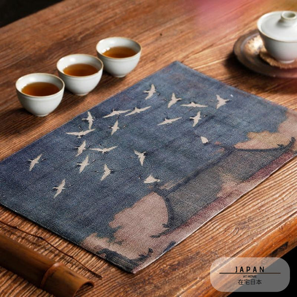 Plateau à thé haut de gamme « Cérémonie japonaise » en bambou naturel
