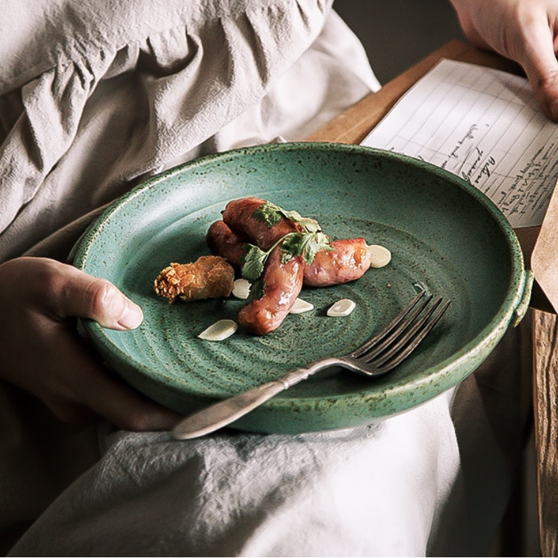 Assiette japonaise en céramique « Watsuji »