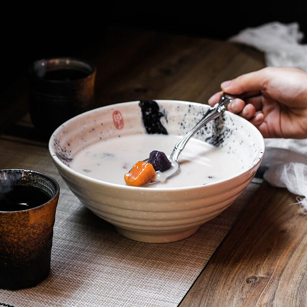 1 Bol Ramen En Céramique Bols À Soupe De Nouilles Japonaises