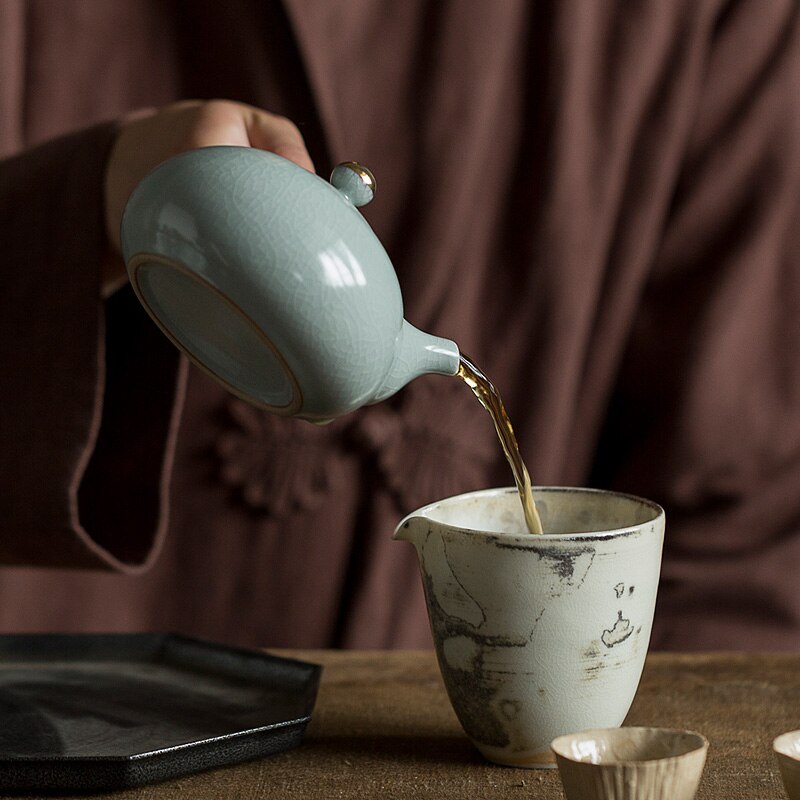 Théière japonaise en céramique avec manche « Kiya »