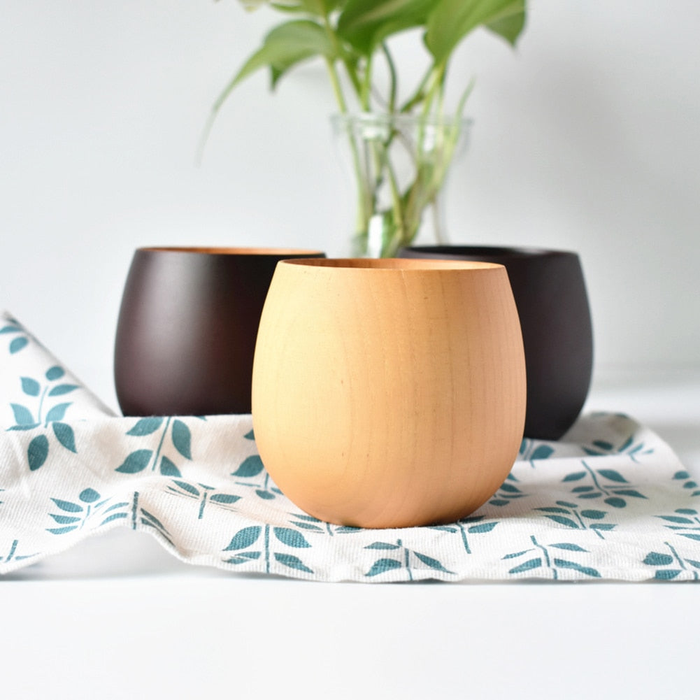 Tasse japonaise en bois artisanale « Yadama »