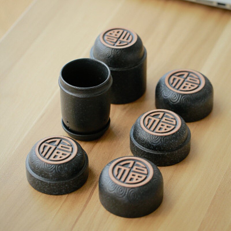Service à thé japonais portable en céramique « Yoshii »