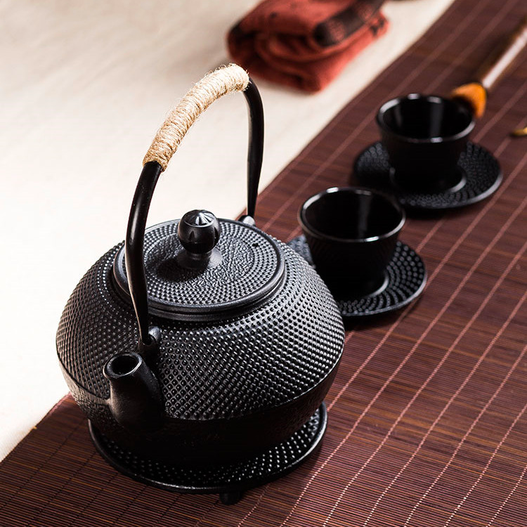 Service à thé japonais en fonte « Murata »